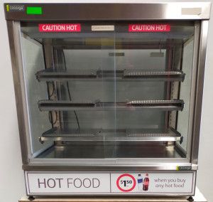 Cossiga SC4HT9, Square Glass Hot Food Display