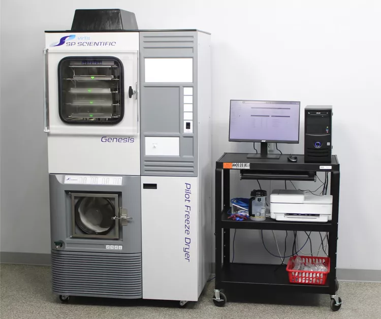 VirTis Genesis 25 EL Pilot Stoppering Shelf Freeze Dryer/Lyophilizer