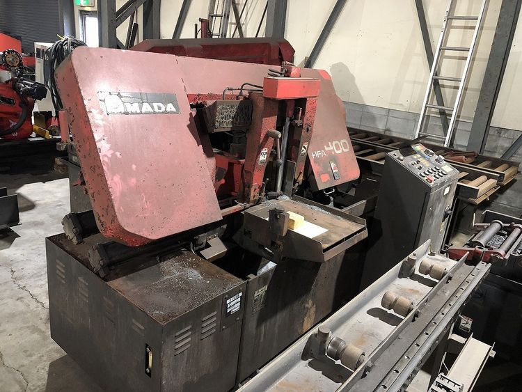 Amada HFA400 BAND SAW Semi Automatic