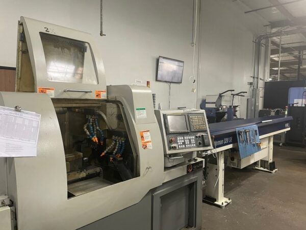 Hanwha CONTROL CNC (FANUC 18ITB) 10,000 RPM XD20H Swiss-Type Lathe 6 Axis