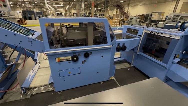 MULLER MARTINI Presto II Saddle stitcher