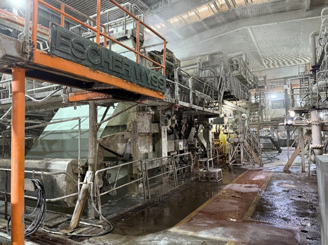 Sulzer Escher Wyss Tissue Paper Machine 2.400 mm 13 to 45gsm 60 TPD