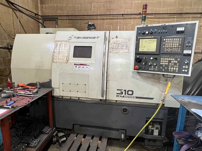 Takisawa FANUC SERIES 21i-TB 3500 EX310 TURNING CENTER WITH LIVE MILLING 2 Axis