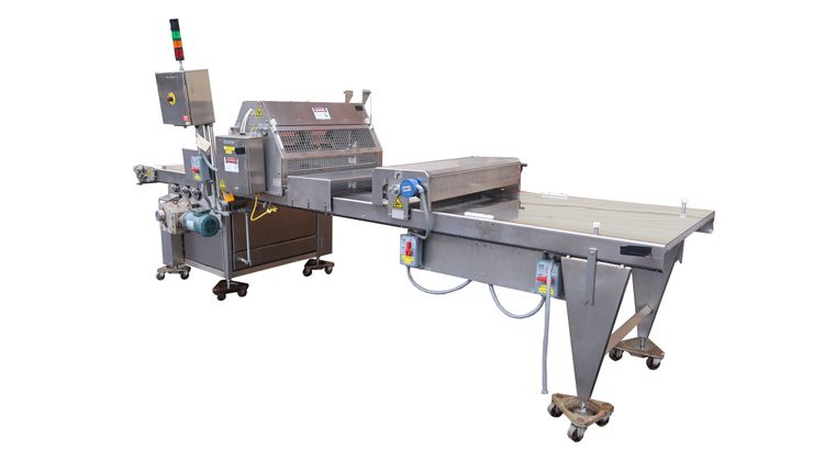 Moline 517 Guillotine Conveyor and Press Roller