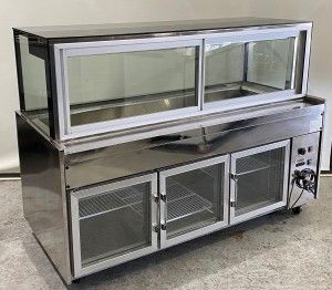 N-H-OY860V-S, Stainless steel heated display bain marie