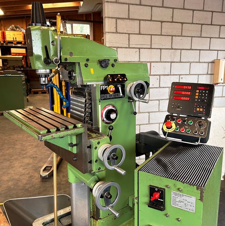 Deckel FP 1 Aktiv Heidenhain TNC 113 Tool Milling Machine Variable