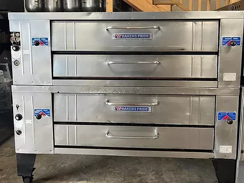 Baker's Pride Series Y-600 Y-602 Double Deck Gas Pizza Ovens Super Deck