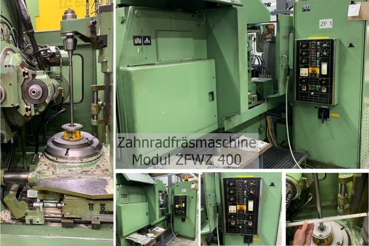 Modul, WMW WMW-MODUL ZFWZ 400/4 Variable Gear Hobbing Machine - Vertical