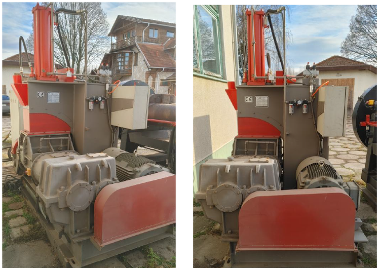 Internal closed rubber mixing machine