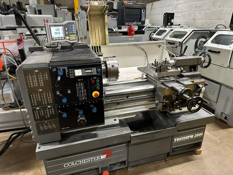 Colchester Gap Bed Lathe 2,500 RPM Triumph 2500VS x 650mm