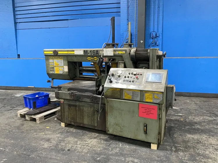 Hyd-Mech M-16A Band saw Mitsubishi Electric GOT2000 digital control panel