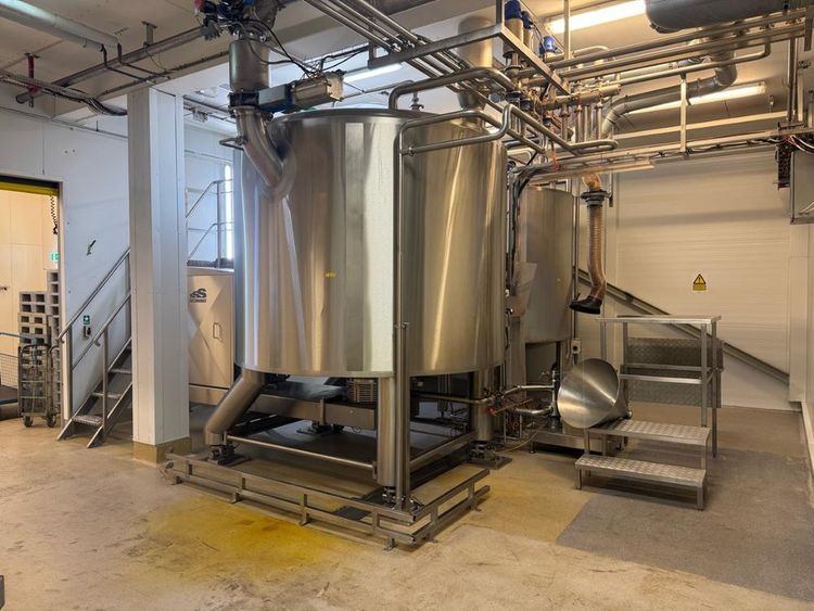 Scanima Mixer STM-10000 2007 Scanima Mixer STM-10000 s/s vertical mixing tank 10.500L