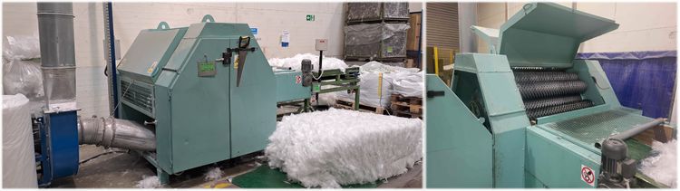 Autefa, Laroche, Spinnbau, Trutzschler fiberglass nonwoven production line