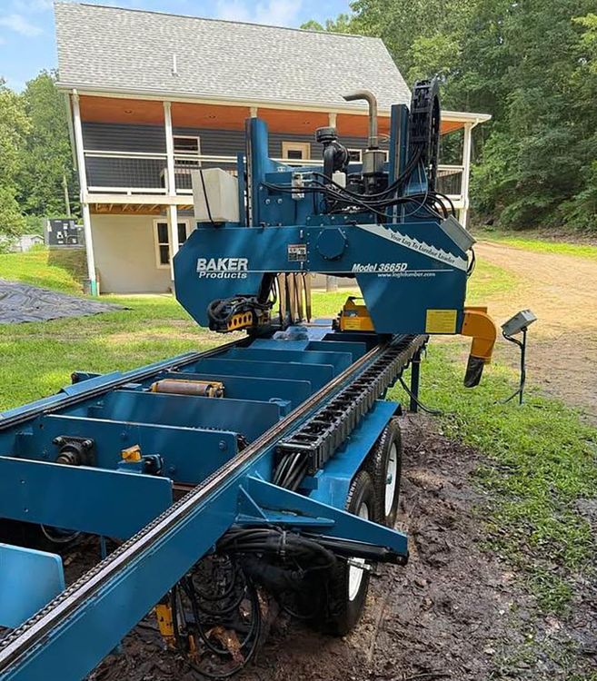 Baker 3665D Portable Band Sawmill