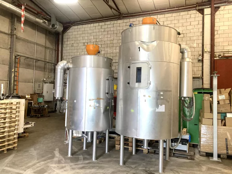 Koch 1500-liter drying hopper