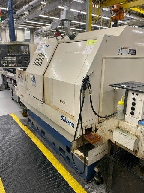 Miyano FANUC 18T CNC CONTROL 5,000 RPM BNE-34S3 2 Axis