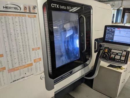 DMG Siemens 840 D sl Operate 5000 RPM DMG Mori CTX Beta 800 TC 2 Axis