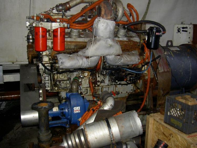 Detroit Desel 12V-92 TIB Marine Generator Set Kilowatts: 575 kW
