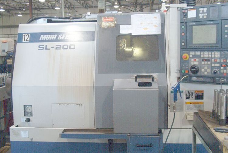 Mori Seiki FANUC MSC-501 CNC CONTROL 4000 rpm MORI SEIKI SL-200S CNC TURNING CENTER 2 Axis