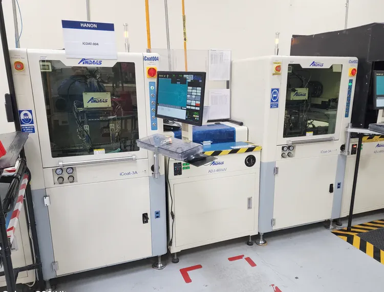 ANDA Turnkey double sided Conformal Coating Line