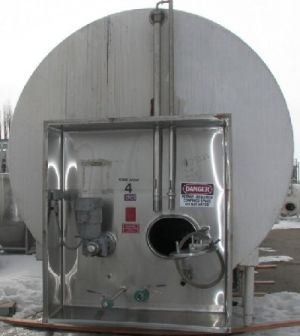 DCI 10,000 Gallon Jacketed Horizontal Tank Jacketed Horizontal Tank 10,000 Gallon