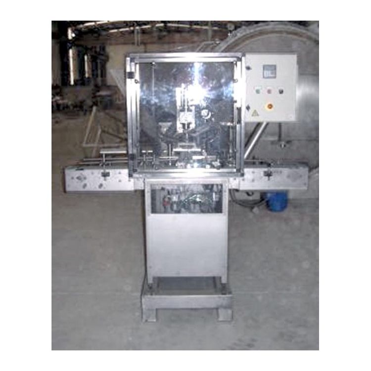 MECALSA MC CRV-130 Glass jar capper with cap feeder