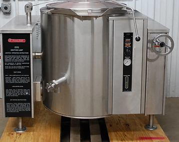 Market Forge FT-40GL Natural Gas 40 Gallon Steam Jacketed Tilt Soup Kettle