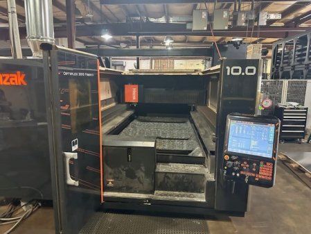 Mazak 10,000 WATT OPTIPLEX III 3015 FIBER LASER PREVIEW III CONTROL