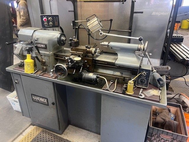 Hardinge Engine Lathe 3000 RPM (infinitely variable) HLV-EM