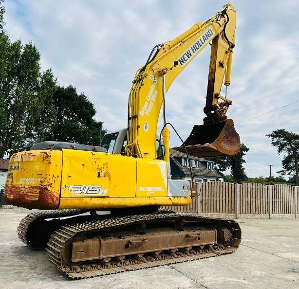 new holland 215 excavator specs