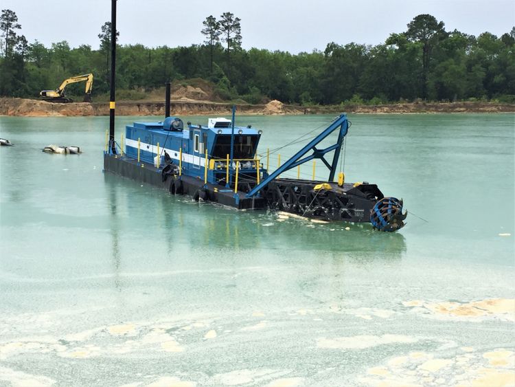 10in W&S Wolverine Cutter Suction Dredge