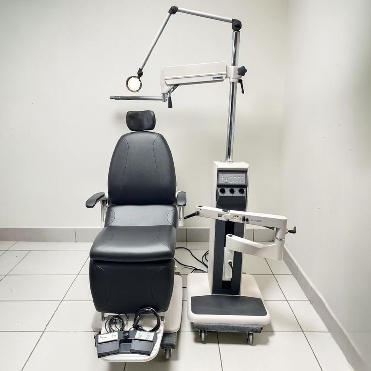 Reliance FX920 Power Tilt Ophthalmic Auto Exam Chair w/ 7720 Stand