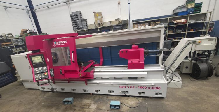 Geminis SIEMENS 810 D 1400 rpm GHT5 G2 1000 x 3000 2 Axis