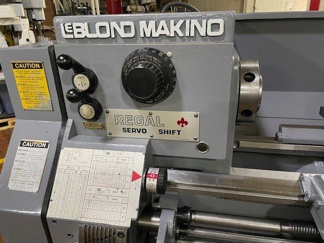 Leblond  Makino ENGINE LATHE 1800 RPM 15” x 30” Geared Head Engine Lathe with Servo Shift