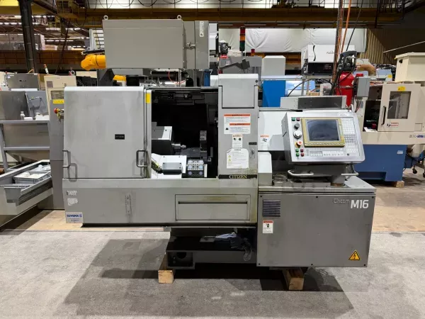 Citizen CNC CONTROL 10,000 rpm CINCOM M16 9 Axis