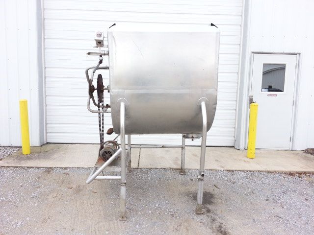 Others 300 Gallon Stainless Steel Jacketed Paddle Blender