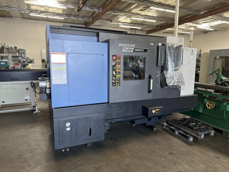 Doosan Fanuc OiT Control 6,000 rpm Puma 2600SY II 4 Axis