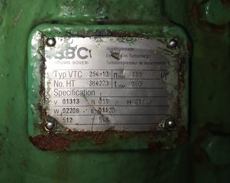 2 Ruston 8RK270M engine with Spare parts