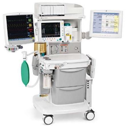 4 GE Avance S5 Carestation Anesthesia Machine