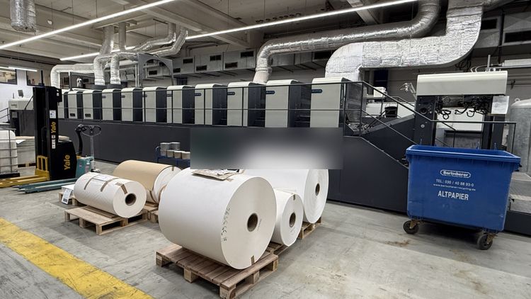 MAN Roland R 707 LTTLV UV EVOLUTIION WITH MABEG RS 104 7 750 x 1050 mm