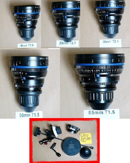 ZEISS CP1 Prime Lenses