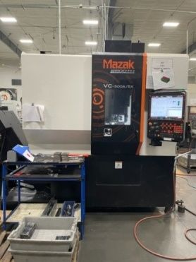 2 Mazak VC-500/5X (TWO AVAILABLE) 3 Axis