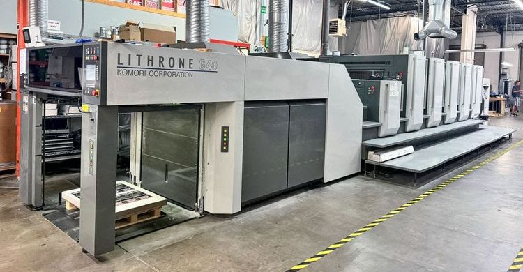 Komori GL540+CX 28" x 40"