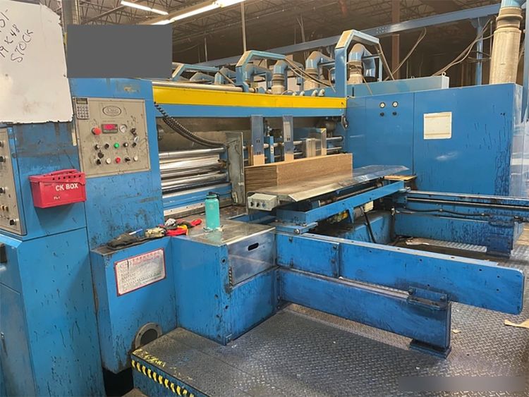 LMC Flexo Folder Gluer with Inline Die cutter & Counter ejector 3 50"X108"