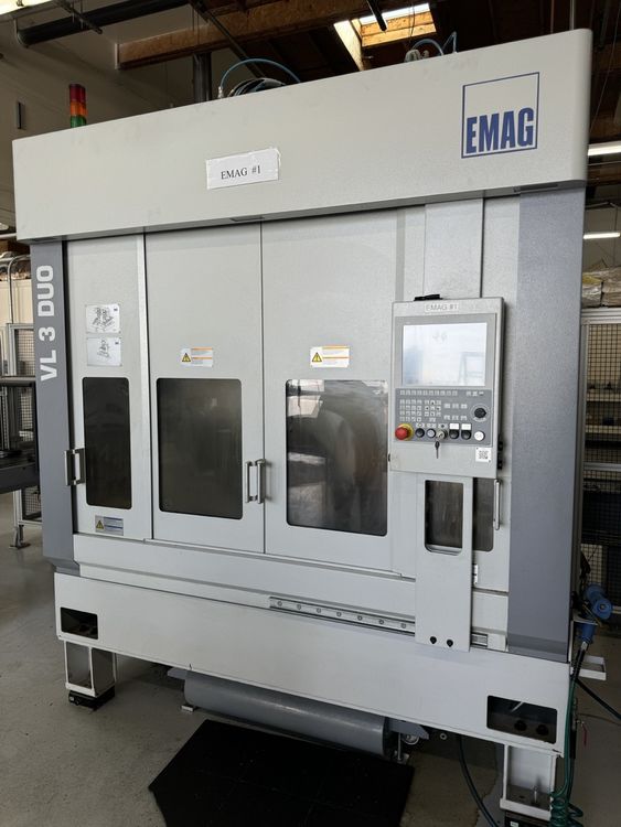 Emag VL3-DUO Workpiece diameter: 6″
