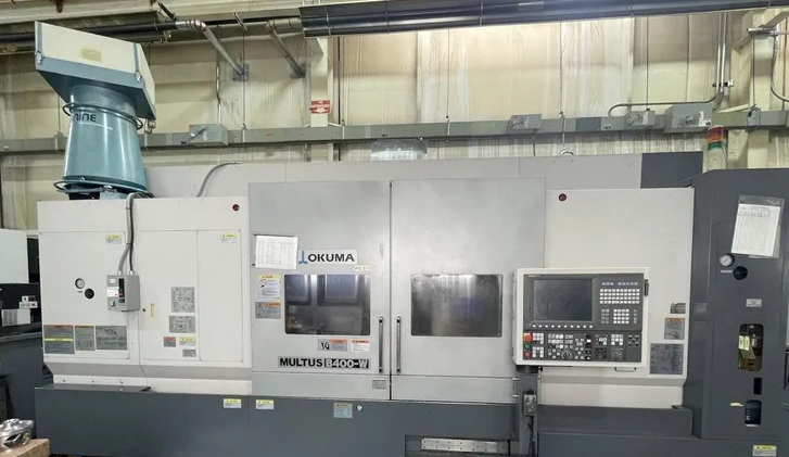 Okuma OSP P200L CNC Control 2800 RPM MULTUS B400-W 2 Axis