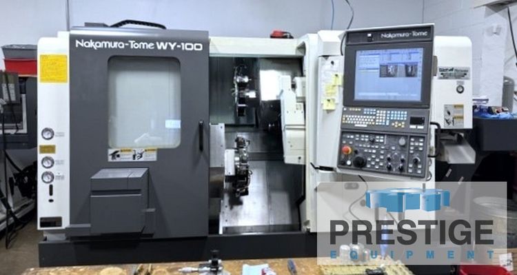 Nakamura Tome Fanuc CNC 9-Axis Control 6000 RPM WY-100