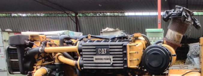 Caterpillar C18 Marine Genset 531 kVA