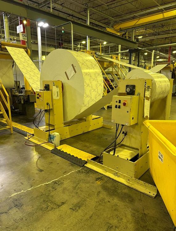 Peerless 44” Shaftless Roll Stand