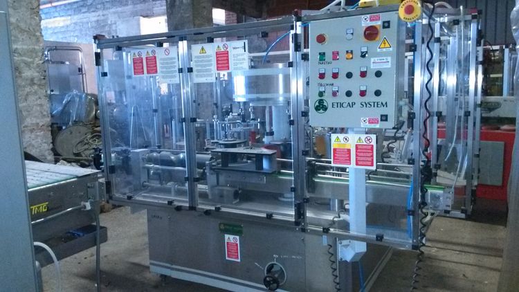 ETICAP SYSTEM, 5-HEAD ROTARY LABELLING MACHINE